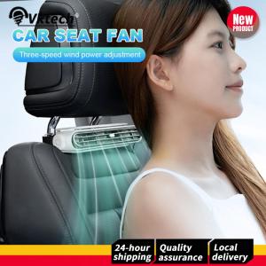 【Clearance Sale】 Portable Car Fan with 3 Speed Levels Compact Headrest Cooling Fan for Sedan Vehicles