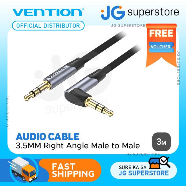 Audio Jack Extension Cable Right Angle 3.5mm Aux Cable - Slim Jack, Gold Plated, Choose Length 1m To 10m 3.5mm Stereo Jack Cable - Foto 9