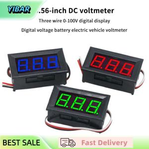 YIBAR Digital Voltmeter DC 100V 10A Voltmeter Ammeter Dual Digital Volt Meter Gauge Electromobile Motorcycle Car