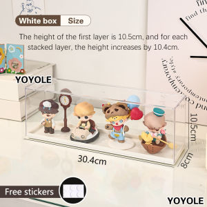 Stackable Popmart Display Box Acrylic Blind Box Display Case Acrylic Storage Box Display Stand