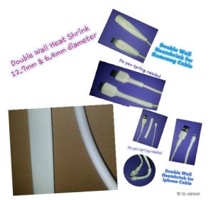 Double wall Heat Shrink Tubing heatshrink iphone cable repair Samsung charging cable shrink ratio 3:1