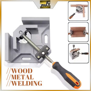 Professional 90-Degree Carpenters Clamp - Heavy Duty Adjustable Swing Jaw Right Angle Vise with Quick-Release Handle Ideal for Woodworking Welding Photo Framing Cabinets & DIY