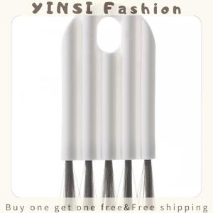 YINSI Multifunctional Cup Lid Brush Crevice Cleaning Tool Hanging Gadget for Home CleaningBrush Curved Handle Cleaning Brush