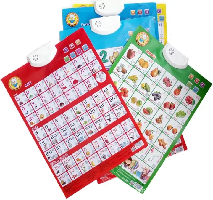 Children's English audio toys baby voice literacy card early education ...