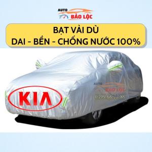 Bạt Phủ Ô Tô Vải Dù Kia Morning Soluto Cerato Seltos K3 Rondo Optima Sorento Sedona chống nóng chống nước