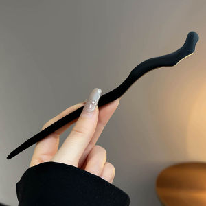 YIN WEI New Chinese style ebony hairpin female high quality step shake hairpin plate hair hanfu hair hairpin headdress