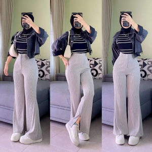PROMO CELANA CUTBRAY WANITA JUMBO MAT KNIT PREMIUM TEBAL BB 80KG- CELANA PANJANG WANITA TERMURAH-CUTBRAY SCUBA-CELANA WANITA KEKINIAN