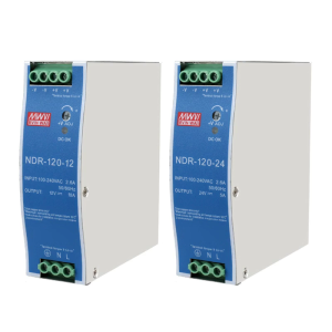 120W Single Output Power Supply Switches Replacement Compacts DIN Rail Mount Power Supply With Safety Protections Enduring