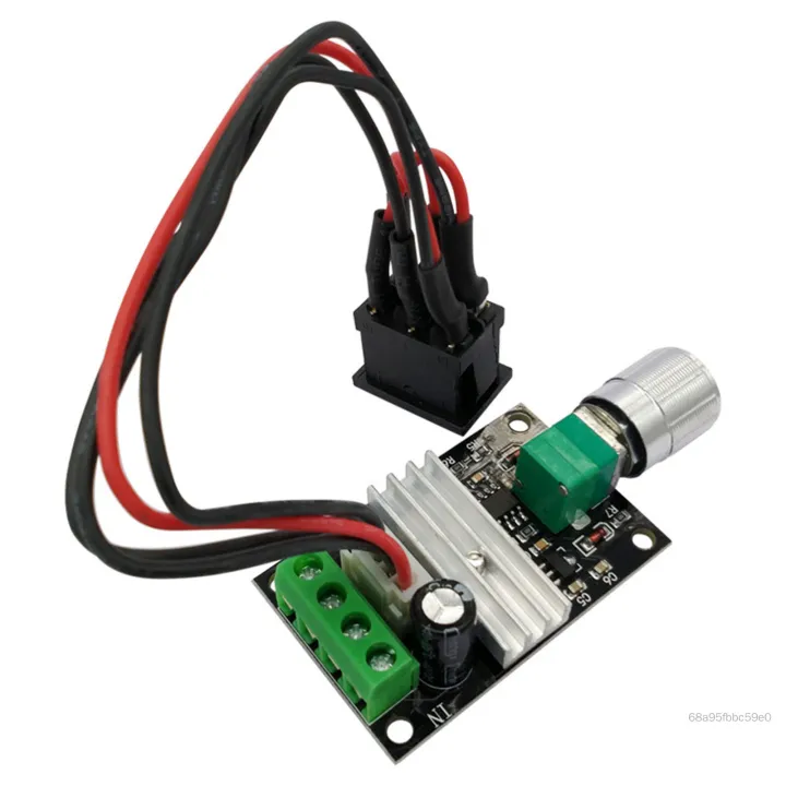 PWM DC Motor Speed Controller with Start Stop Switch 6V/12V24V 3A Speed ...