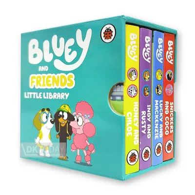 BLUEY BOX SET : LITTLE LIBRARY (4 BOOKS) BY DKTODAY