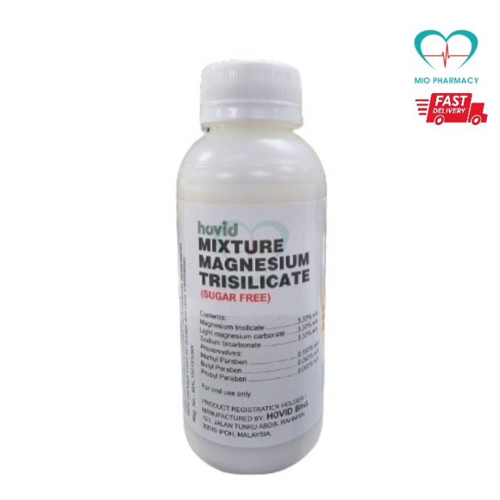 HOVID MIXTURE MAGNESIUM TRISILICATE 120ML ANTACID FOR GASTRIC Lazada