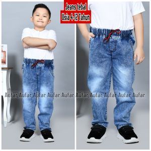 BEST PRODUK celana jeans anak laki laki model terbaru usia 4-12 tahun