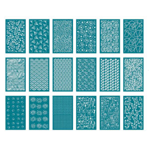 Silk Screen Printing Stencil Flower Animal Reusable Mesh Transfer for Polymers Clay DIY T-Shirt Fabric Painting