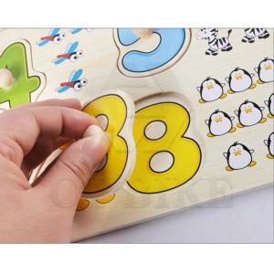 10 RANDOM SET Wooden Hand Grab Letter Puzzle Jigsaw Early Learning Baby Kids Educational Toys - Exclusive Gift Education Games