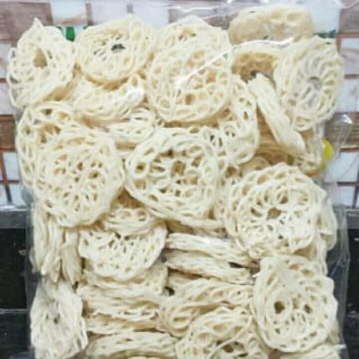 kerupuk mawar mentah viral 100gram murah seblak rafael