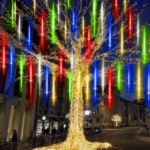 YOWXII meteor shower rain lights Solar Rain Lights Rain Lights meteor shower rain lights solar