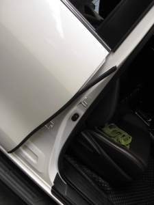 NOISE REDUCER CAR DOOR LESS NOISE RUBBER UNIVERSAL 2PCS