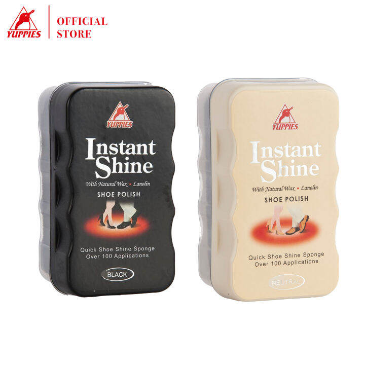 Instant shine clearance shoe polish