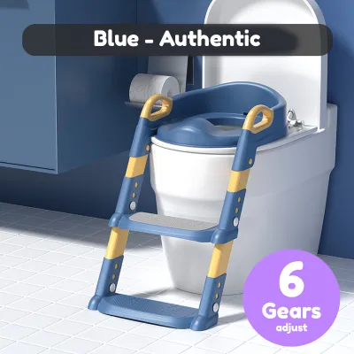 Iskiddo Toilet Bowl Potty Training Seat with Adjustable Ladder Nursery for Kids