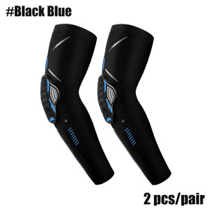 1 Pair Sports Anti-collision Elbow Pads Compression Arm Sleeves Protector Basketball Football Cycling Elbow Support Guard