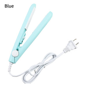 Mini Portable Hair Curl Straightener Flat Iron Perm Splint With Plastic Case Heat Sealer