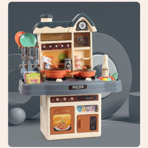 Smoke Spray Mist Electrical Kitchen Fun Cooking Toy Pretend Playset Water Tap Mainan Masak