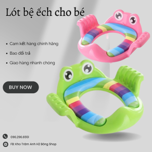Lót Bệ Bồn Cầu Có Tay Vịn Cho Bé Yêu - Giao Hàng Toàn Quốc