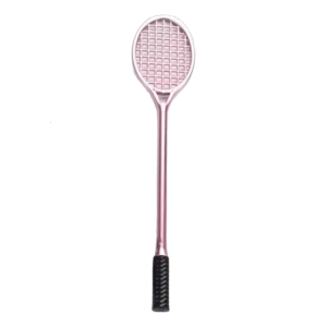 Tennis Racket Shaped Pen Plastic Badminton Racket Writing Tool Practical Stationery for Students and Professionals