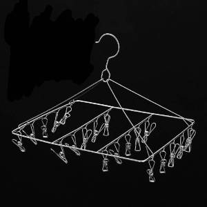 ราคาพิเศษ  ที่หนีบผ้า สแตนเลส 20 ที่หนีบ ไม่ขึ้นสนิม  สแตนเลส หนา 2.5 mm 2 แบบให้เลือก พร้อมส่ง #020