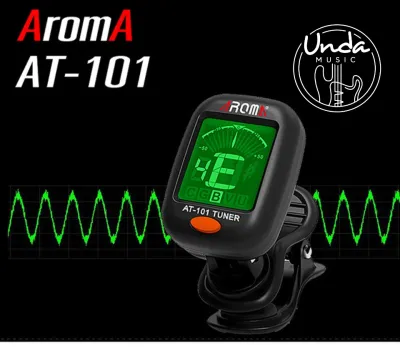 Aroma เครื่องตั้งสาย Tuner Aroma AT101 จูนเนอร์กีตาร์