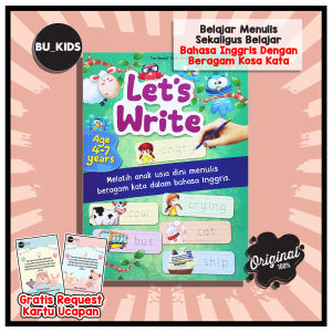 Buku Bahasa Inggris Anak Lets Write Latihan Menulis Anak Tk Paud
