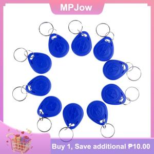 【MPJow】 10Pcs TK4100 keychains 125KHZ RFID proximity id card token tags key fobs NFC