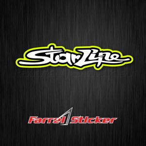 Stiker starline sticker star line