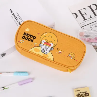 TAS Tempat Pensil Resleting Lucu Pencil Case Cartoon Tempat Pensil Model Terbaru Kotak Alat Tulis Korea Motif Lucu