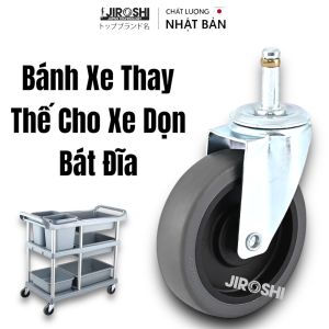 Bánh xe của xe dọn bát đĩa nhà hàng khách sạn Jiroshi Nhật Bản