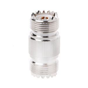 UHF PL-259 SO-239 Female To UHF Female Jack RF Straight Connector Adapter Nickel