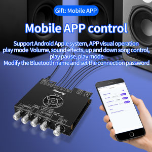YS-AS21 220WX2 + 350W บอร์ดขยายสัญญาณเสียงบลูทูธ โมดูลเครื่องขยายเสียงดิจิตอล 2.1 ช่องบลูทู ธ5.1 ซับวูฟเฟอร์เสียงสูงและต่ำบอร์ดถอดรหัสเสียง ys as21 DC16-38v