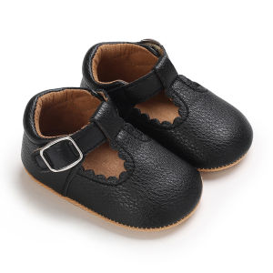 Baby Shoes For Girl Doll Shoes for Baby Girls 1 Year Old Black Princess Shoes for Infant Party Girls Soft and Comfortable 0-18Months