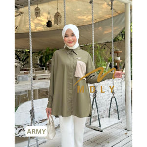 Baju kemeja atasan wanita Lezza Shirt