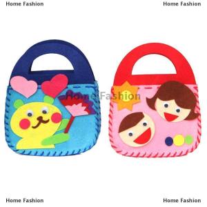 [COD] Home Fashion 8Pcs Kids Sewing Kit DIY Felt Sewing Kits Preschool Educational Toys Craft Felt With Safety Needle For Boys Girls Beginners