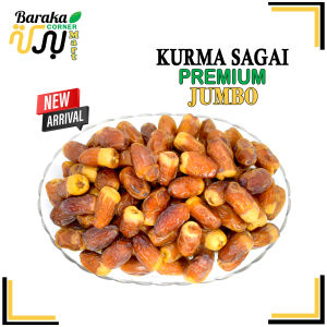 Kurma Sagai Madinah Premium Jumbo Sagai Dates 150g-250g-500g-1kg