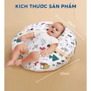 Gối Chống Trào Sữa Đa Năng Cao Cấp Cho Bé – Giảm Nôn Trớ Chống Sặc Nâng Đỡ Tập Lật & Tập Ngồi