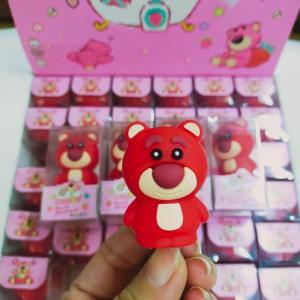 Serutan Pensil LucuJD-6652 Kepala Silikon Unik Serutan Murah karakter motif lucu