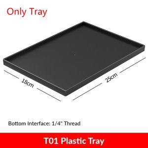 NEXTYOO 1Pcs Đen Khay máy chiếu Phổ thông Nhựa Giá đỡ ba chân Bền 25x18cm 30x23cm Giá đỡ nền tảng