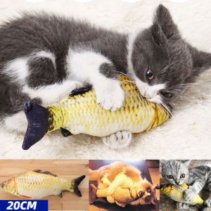 Cat Favor Fish Toy Stuffed Fish Shape Cat Scratch Board Scratching Post plush toys For Cat Pet Toy Pet Products kitten