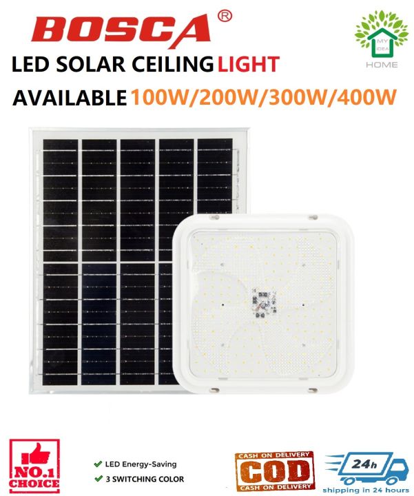 BOSCA LED SOLAR CEILING LIGHT 400W 300W 200W 100W Solar ceiling light