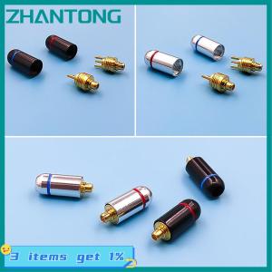 ZHANTONG 2pcs MMCX Connector MMCX Pin Plugs For Shure Plated MMCX Connector