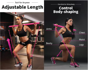 Gym Sports 8 in 1 fitness equipment chest workout expander puller