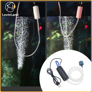 Máy Bơm Khí Oxy Cho Bể Cá Máy Nén Khí Không Ồn USB Cho Bể Cá Máy Sục Khí Máy Tạo Oxy Nhỏ Mini Cầm Tay Phụ Kiện Bể Cá 5V 1W