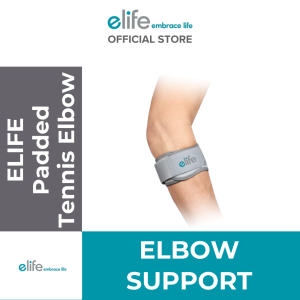 elife Padded Tennis Elbow Brace (Elbow Support) [E-EL006 /MELNP05] (1 Pcs)